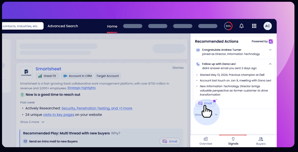 screenshot of ZoomInfo Copilot